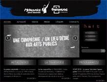 Tablet Screenshot of metalovoice.com